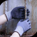 SRSAFETY 15 guage Nitrile coated glove/safety gloves/nitrile coated glove